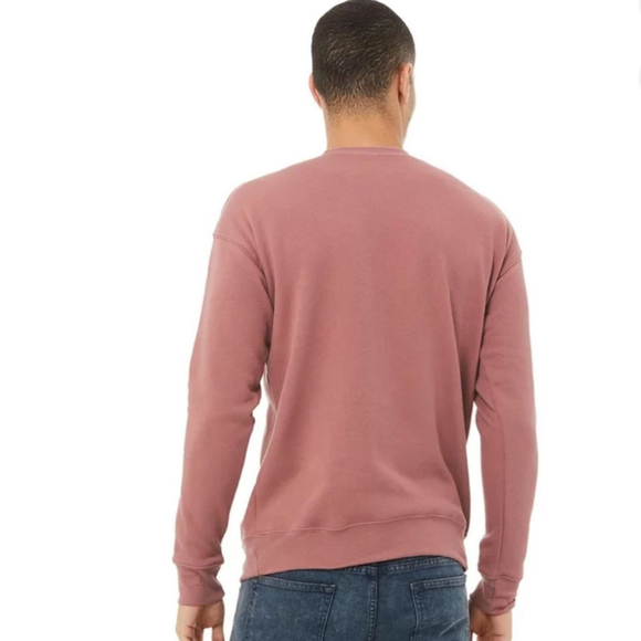 L/S Crewneck UNISEX Bella Canvas Fleece Collection - Picture 3 of 6